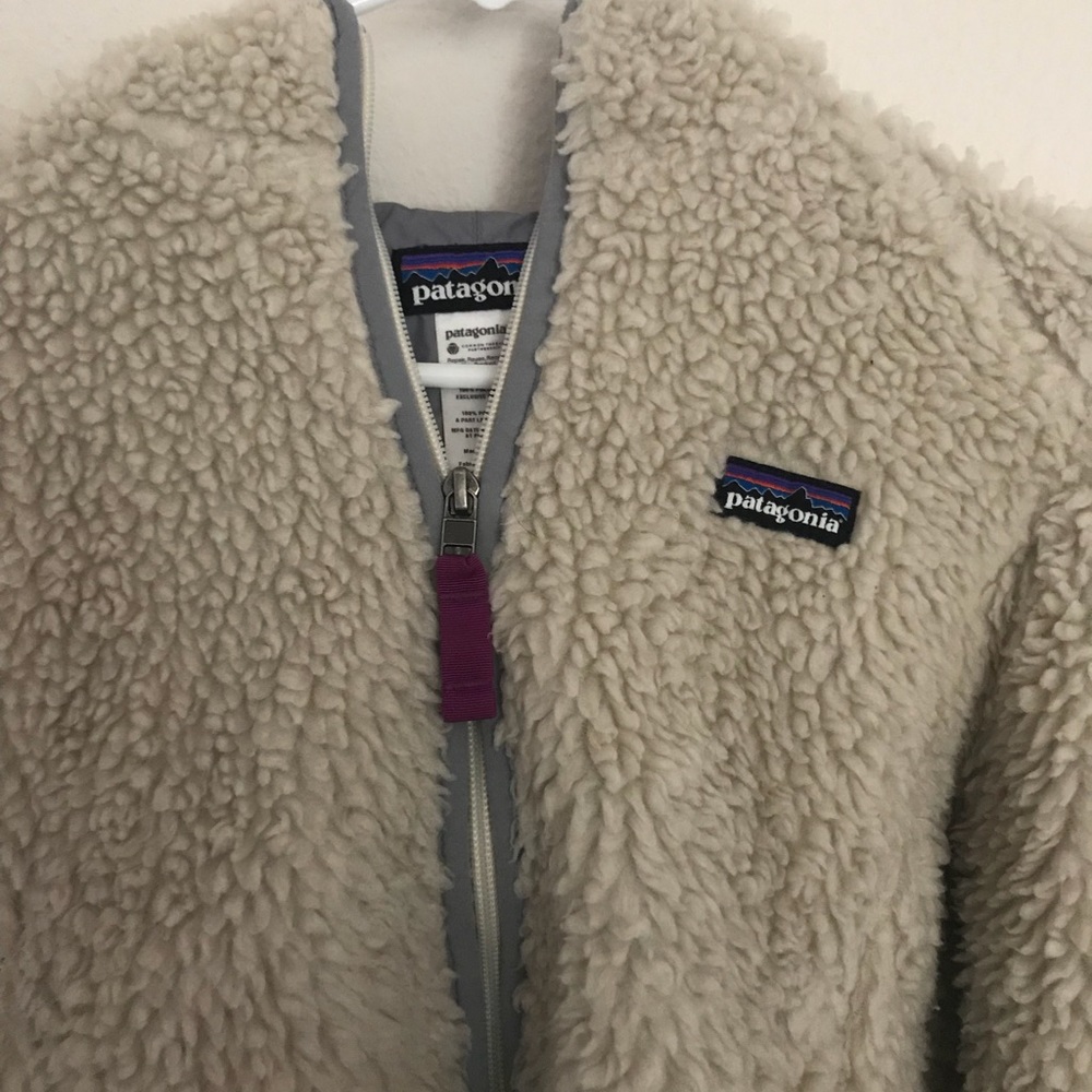 Patagonia Sherpa zip up with hood
